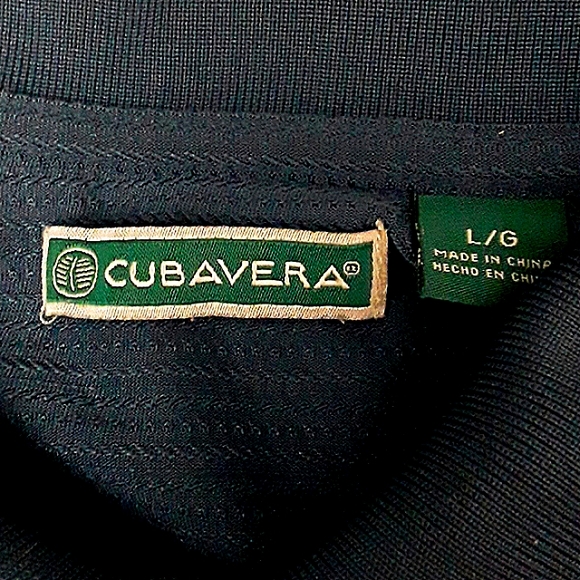 Blue Cubavera short sleeve polo shirt - Picture 3 of 6